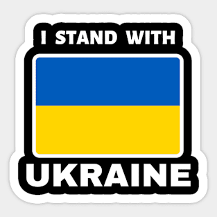 I stand with Ukraine Sticker